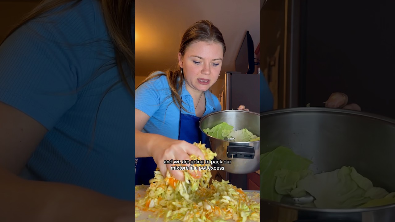 How to make Russian Pickled Cabbage like a BABUSHKA #russianfood #recipe #cabbage