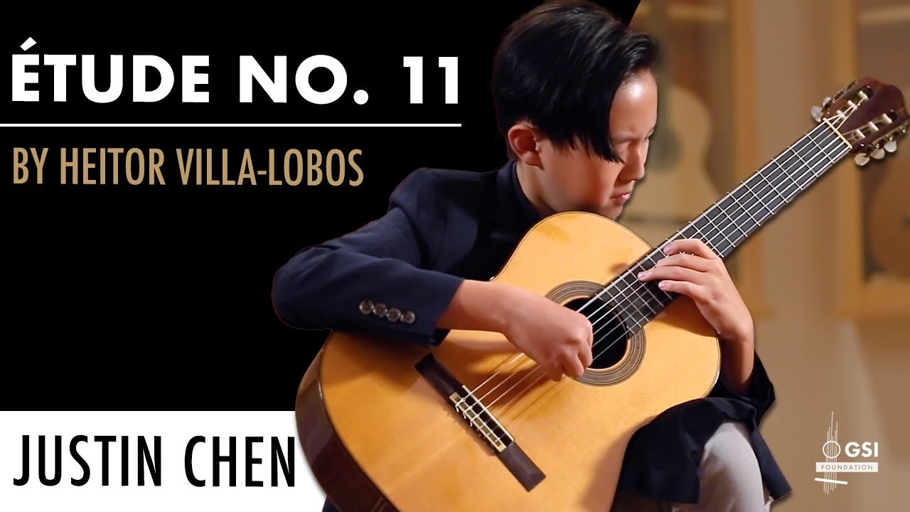 11-year-old guitarist, Justin Chen, plays H. Villa-Lobos' 