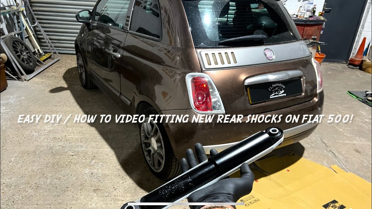 Как заменить задний амортизатор на Fiat 500 / Простая самостоятельная замена заднего амортизатора.