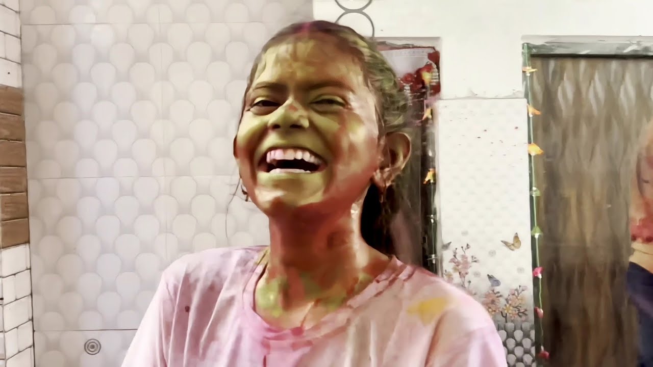 Holi putai with girls  | #holi #holiputai