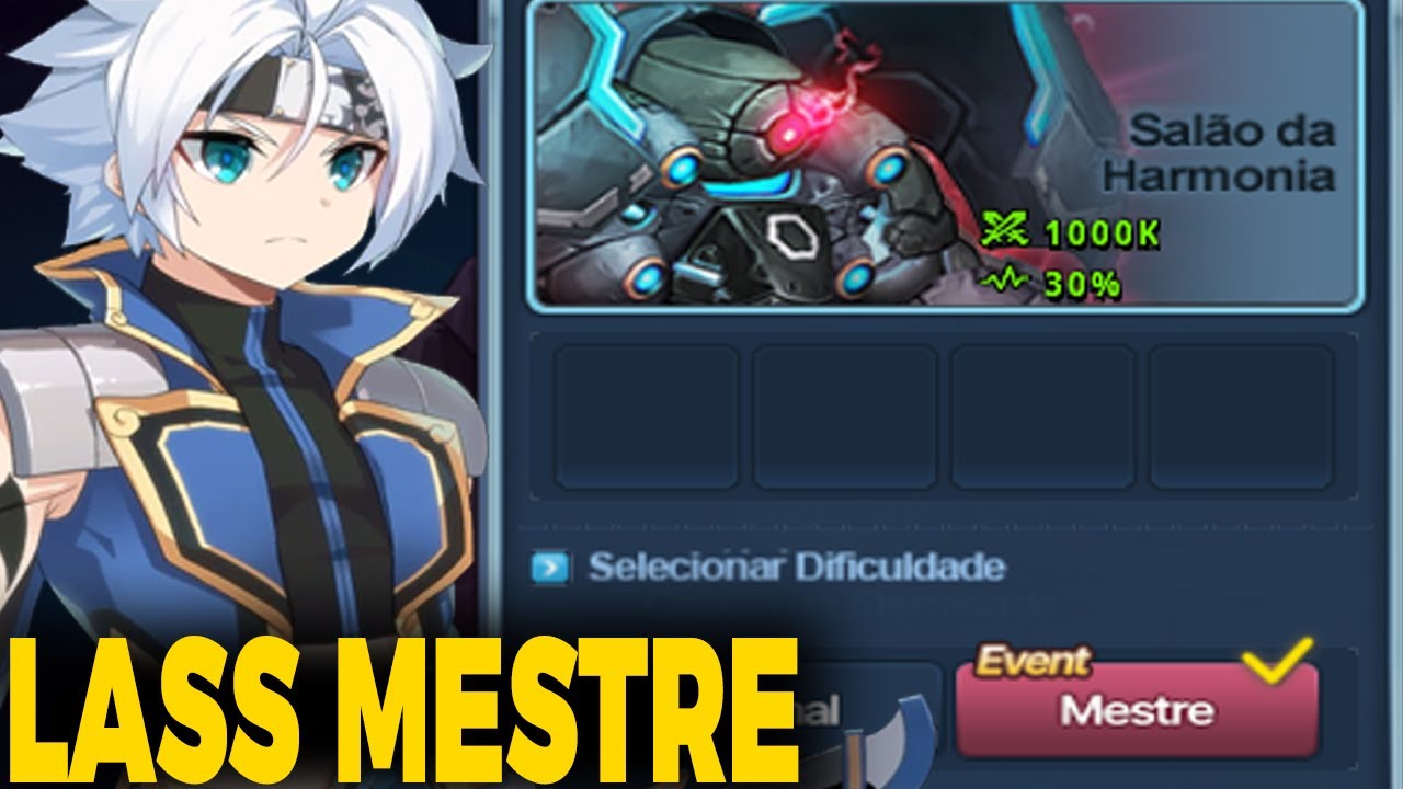 Salao da Harmonia Dificuldade Mestre Lass F2P l Grand Chase Classic