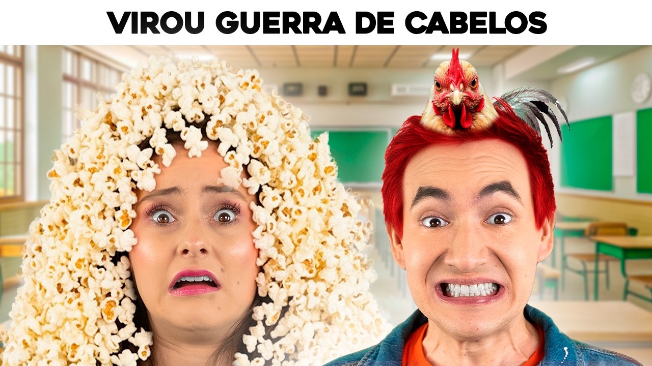 O DIA DO CABELO MALUCO PASSOU DOS LIMITES
