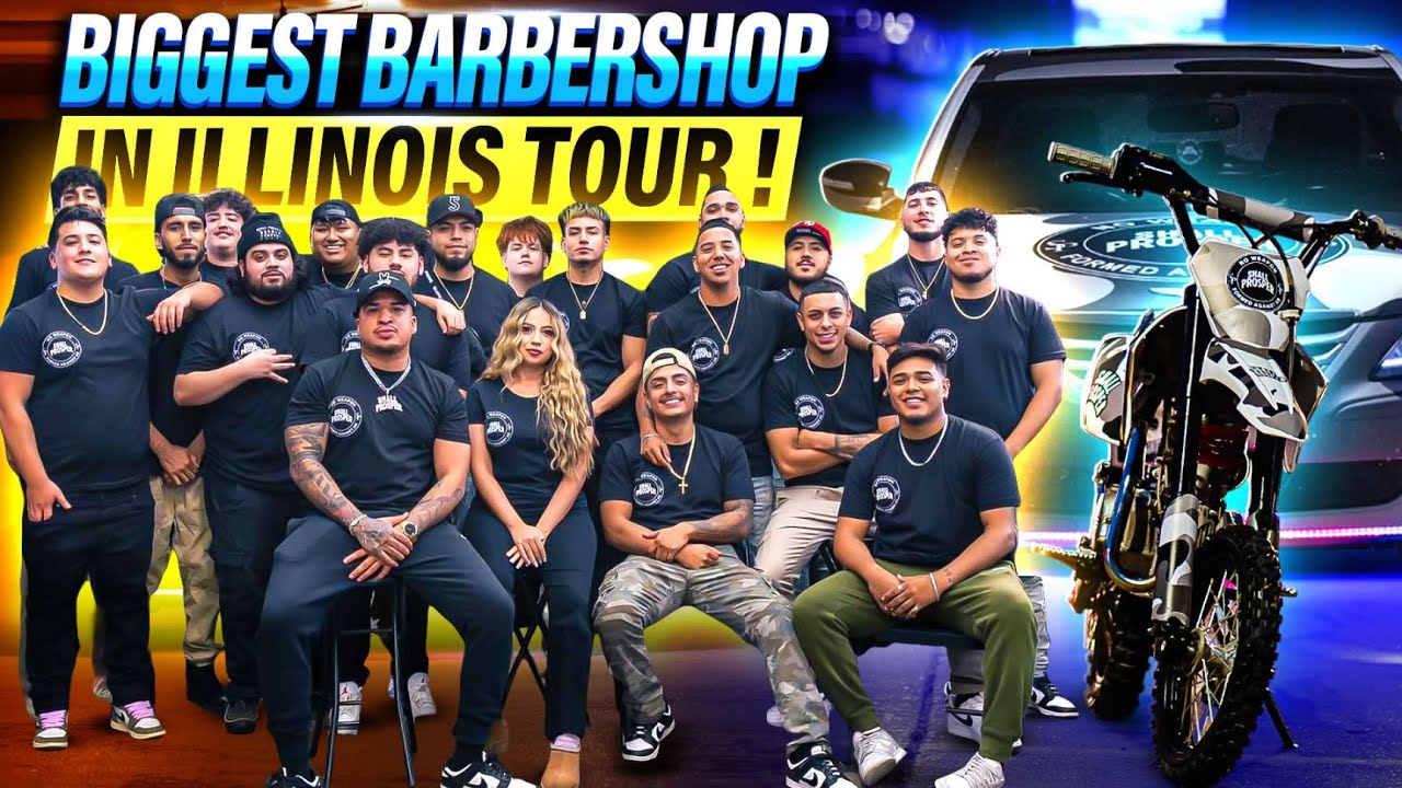 Inside the Biggest Barber Shop in Illinois | Exclusive Shop Tour