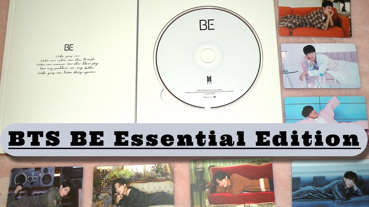 Unboxing BTS BE Essential Edition Album