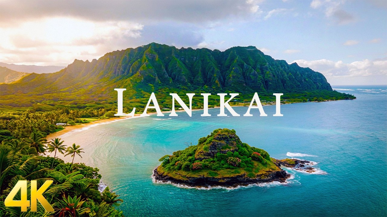 Lanikai 4K Ultra HD - Relaxation Film 4K - Stunning Beautiful Nature With Relaxing Music