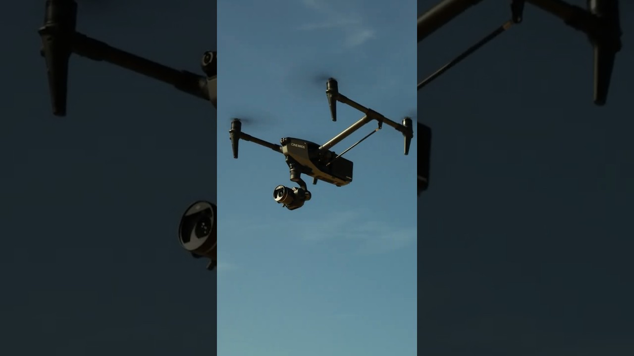 This drone looks like it's floating in the air 🎈 DJI Inspire 3 🎬 @CINEBIRDS