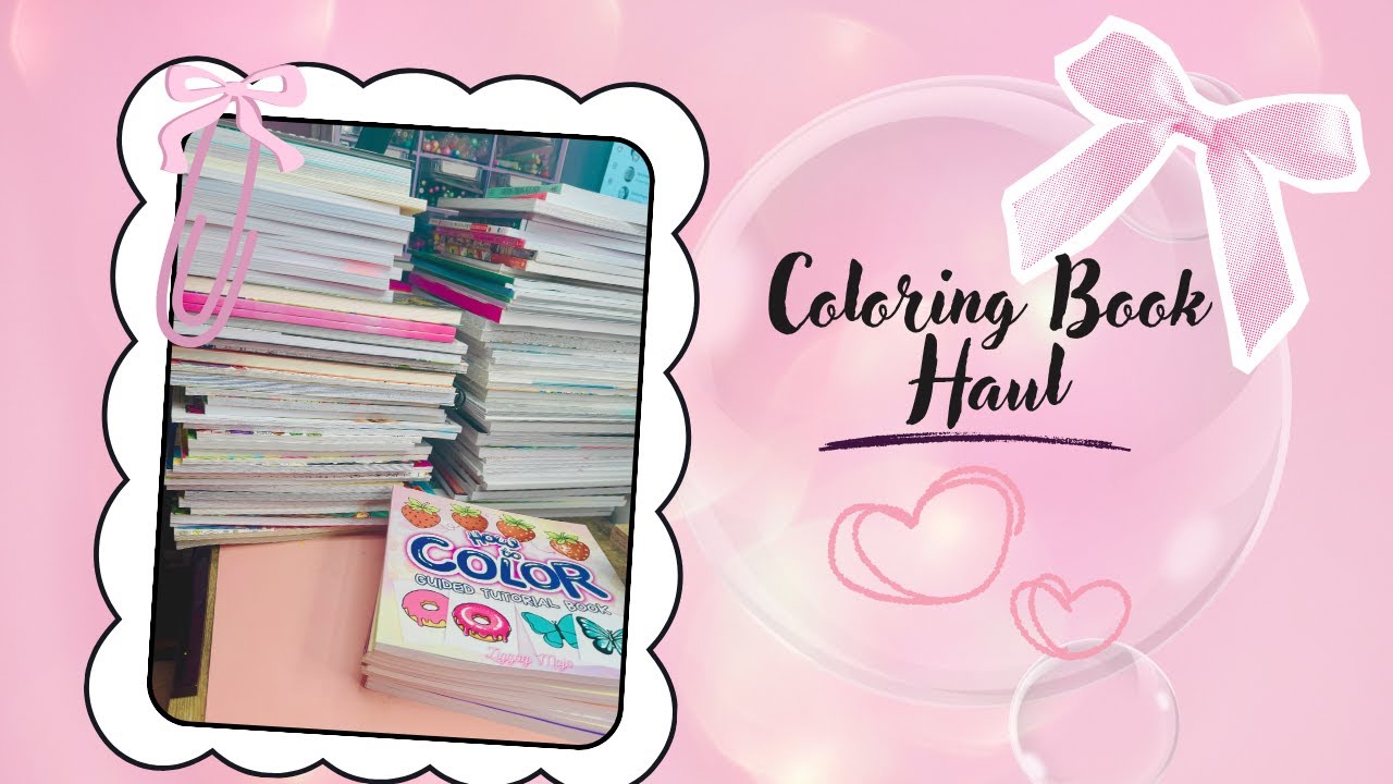 A VERY Overdue Adult Coloring Book HAUL