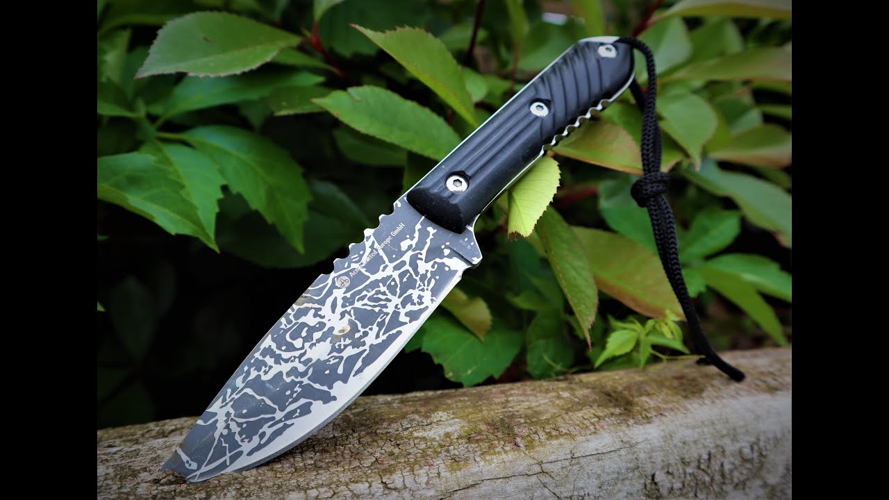 Norma Bushcraft Fahrtenmesser Giveaway inklusive Messerschleifer   Schneidtest,Holz und Feuer machen