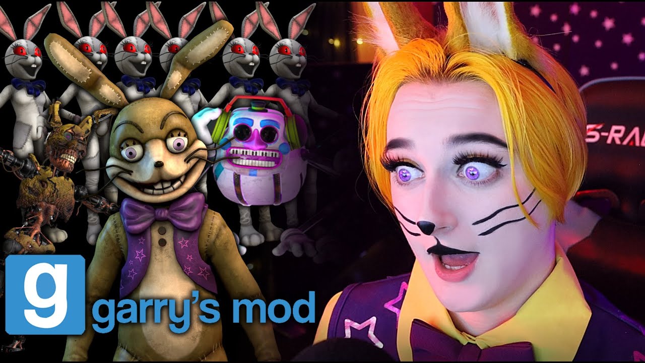 Glitchtrap creates HAVOC in Garry's Mod.