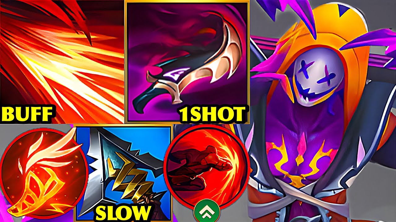 Wild Rift China Kayn Jungle | 20KILL RED KAYN!? | BUFFED & BROKEN Duskblade ONE SHOT Build Runes