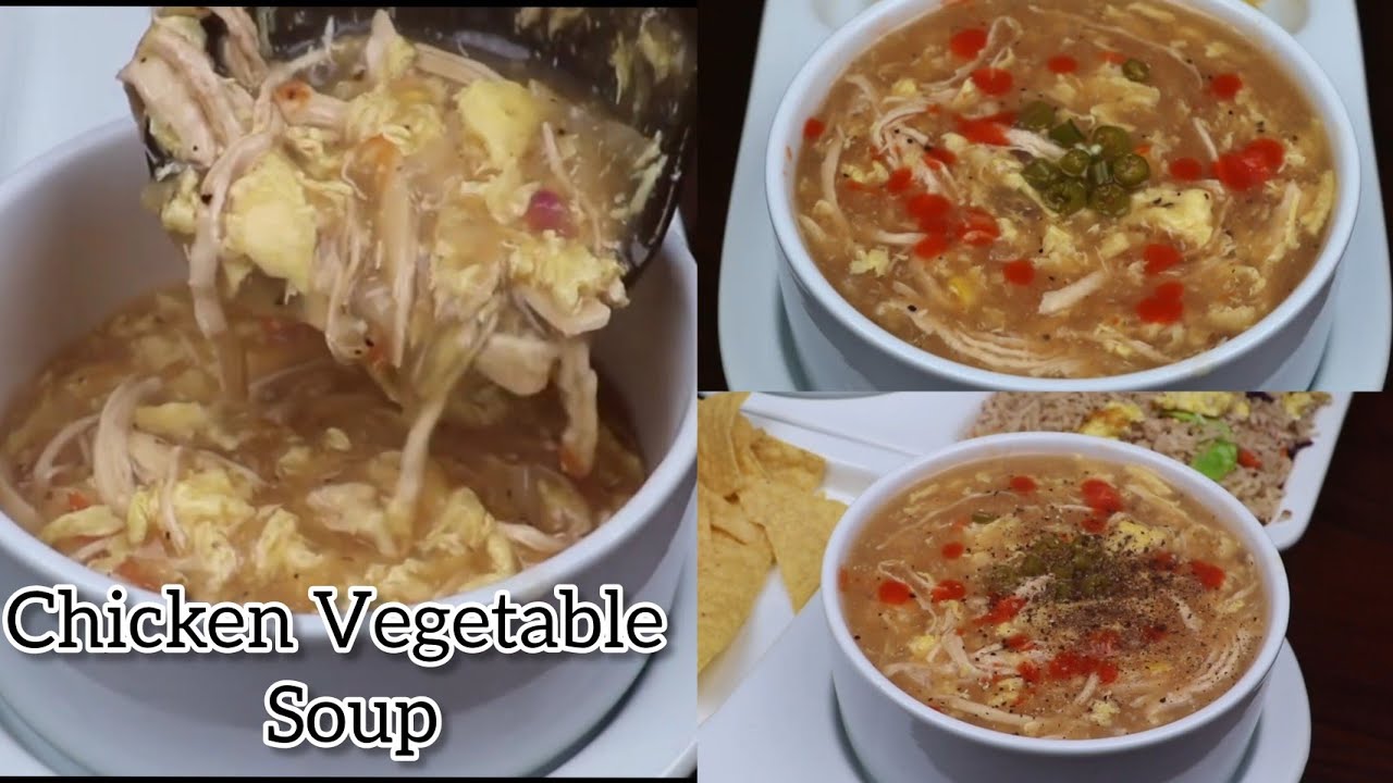 Chicken Vegetable Soup Easy Quick Recipe By Kitchen Cafe