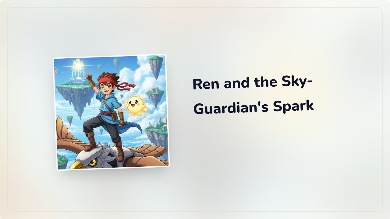 ✨ Anime | Ren and the Sky-Guardian’s Spark