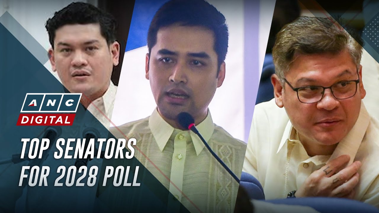 Vico Sotto, Duterte brothers top 2028 senators poll | ANC