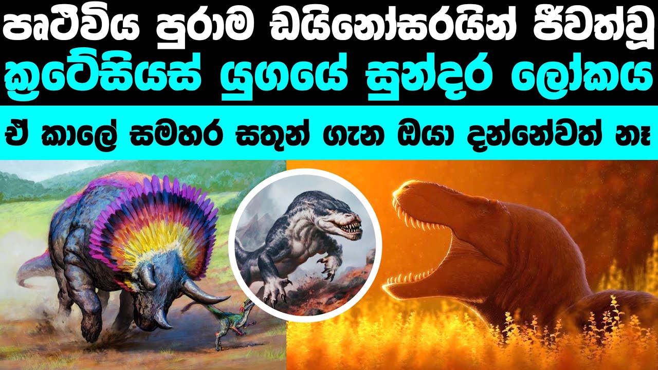 ක්‍රටේසියස් යුගයේ අතිශය සුන්දර ලෝකය| Beauty in Cretaceous period