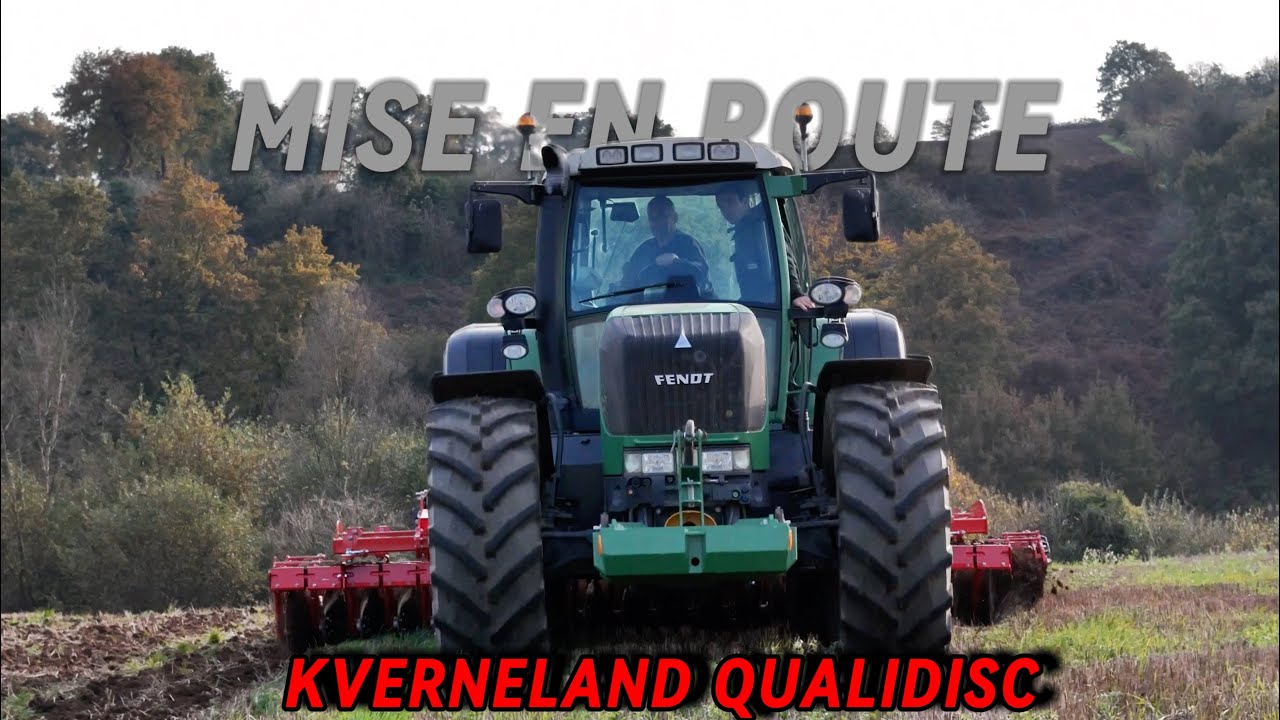 ✨MISE EN ROUTE D’UN DÉCHAUMEUR KVERNELAND QUALIDISC 5 M DANS CETTE EXPLOITATION 👌