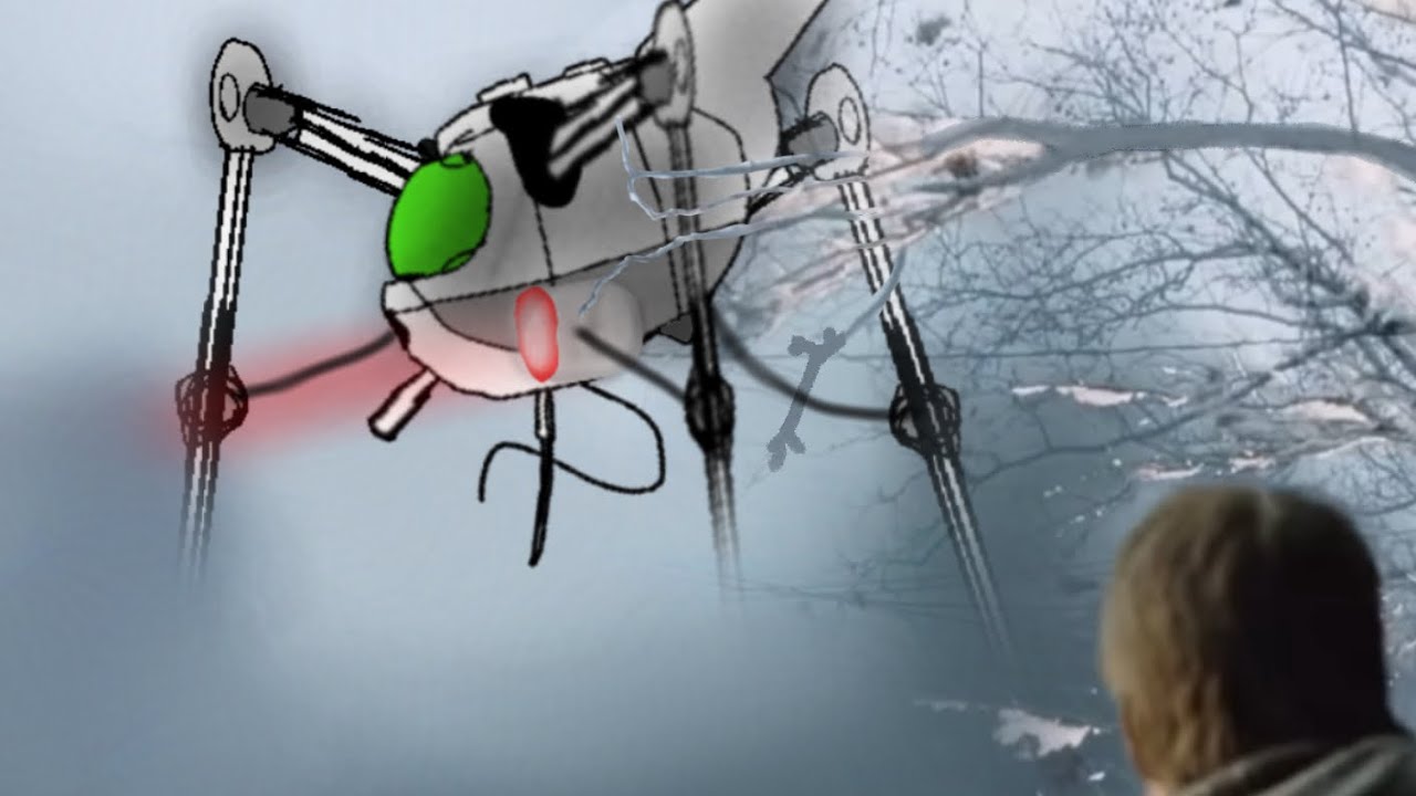 war of the worlds tripod scene but with jeff wayne sounds part 2