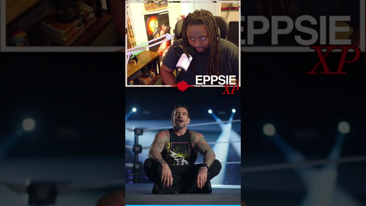 WWE 2K24 AJ Styles vs CM Punk REACTION! #shorts