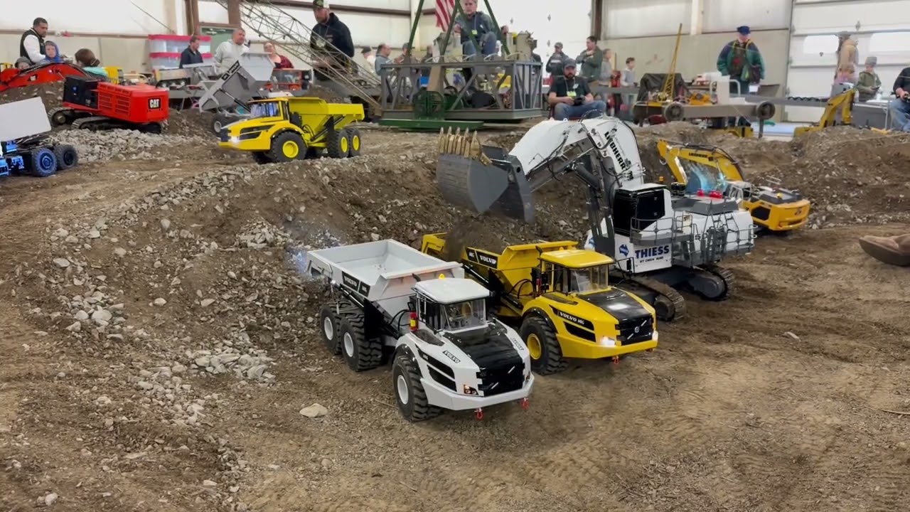 #16 CABIN FEVER 2025 | Mega Machines #liebherr 9150 #excavator #volvo A40G #Truck #rc #oyuncak #oyun