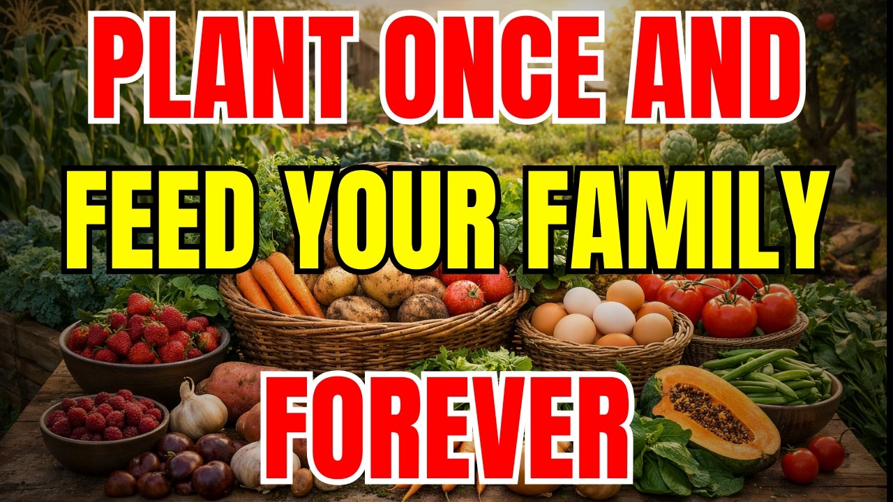 12 Plants That Can FEED Your Family FOREVER