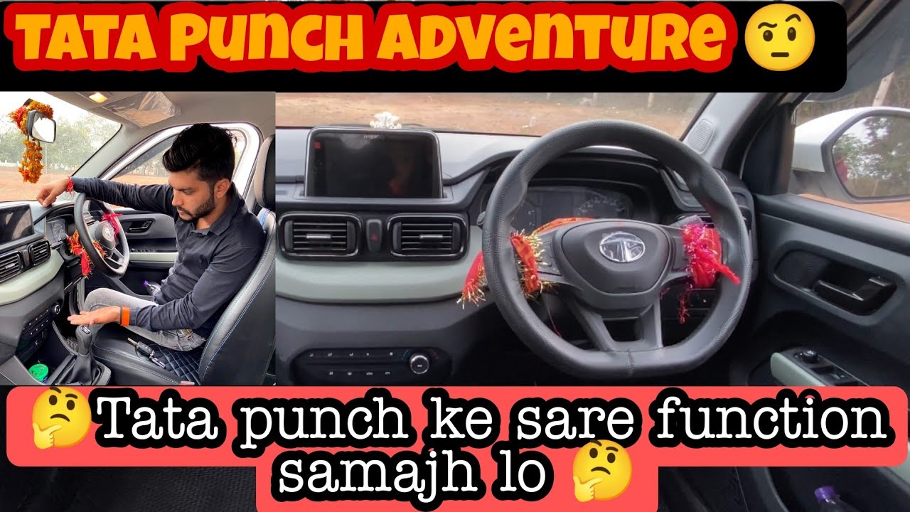 Tata Punch के सारे Features🤔 जान लो वर्ना पछताओगे😔😔 | Tata Punch Adventure With Rhythm Pack ||