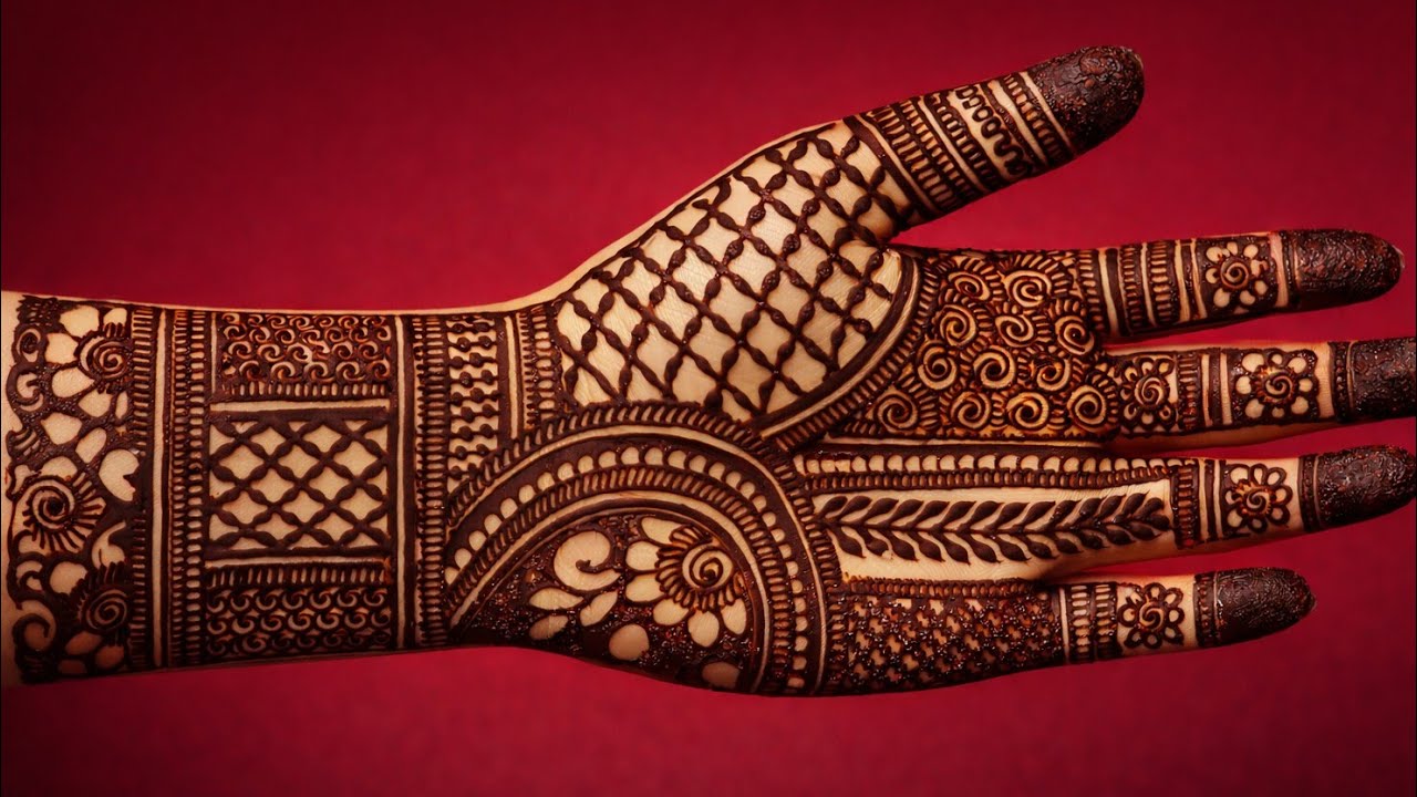 Latest Floral Front Hand Mehndi Design 2026 | Bridal Henna Art 
