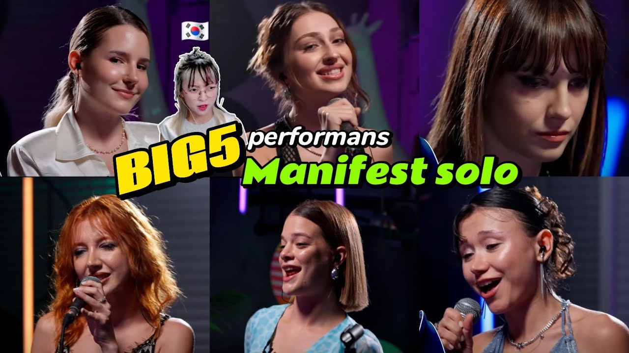 [K-reaction]  BIG5 Performans -  Manifest Member Solo(ENG, TUK)