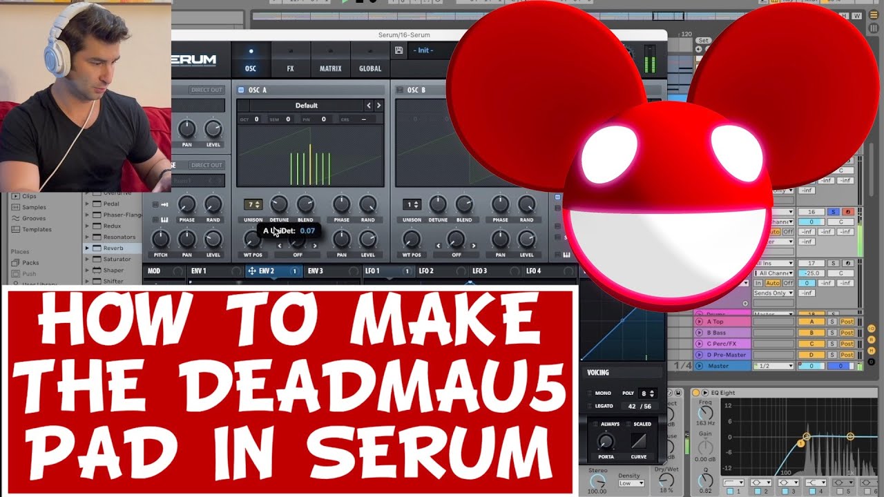 How to Make the Deadmau5 Pad in Serum in SECONDS (Deadmau5 Sound Design Tutorial)
