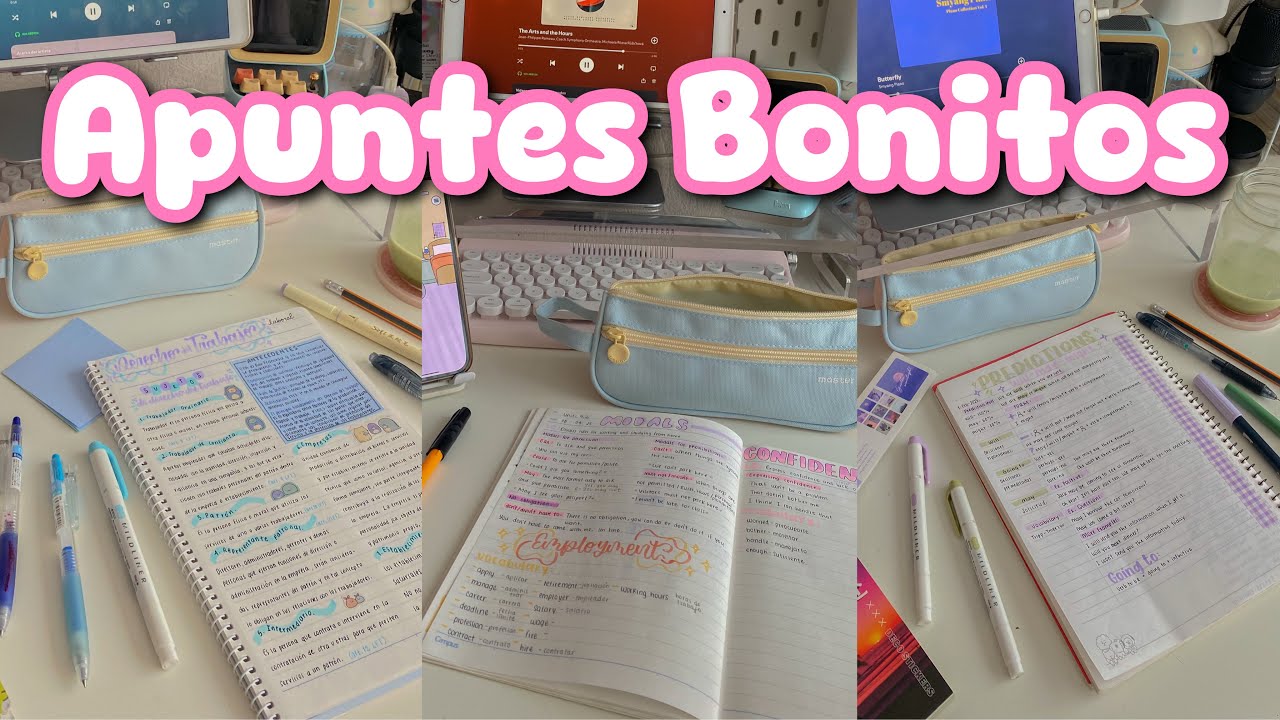 &iexcl;Transforma tus apuntes! Apuntes bonitos y organizados para estudiantes creativos