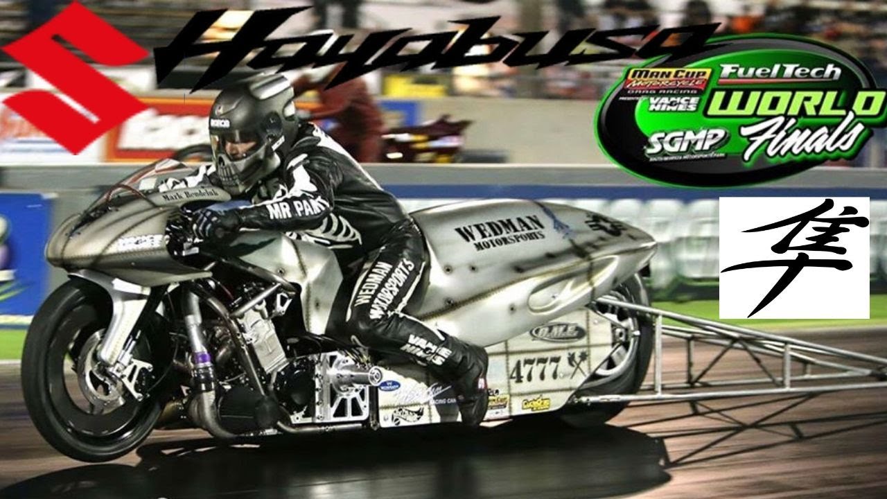 800 HP TURBO HAYABUSA SMASHES WORLD RECORD! FASTEST SUZUKI HAYABUSA DRAG BIKE STUNS - 6.30 214 MPH