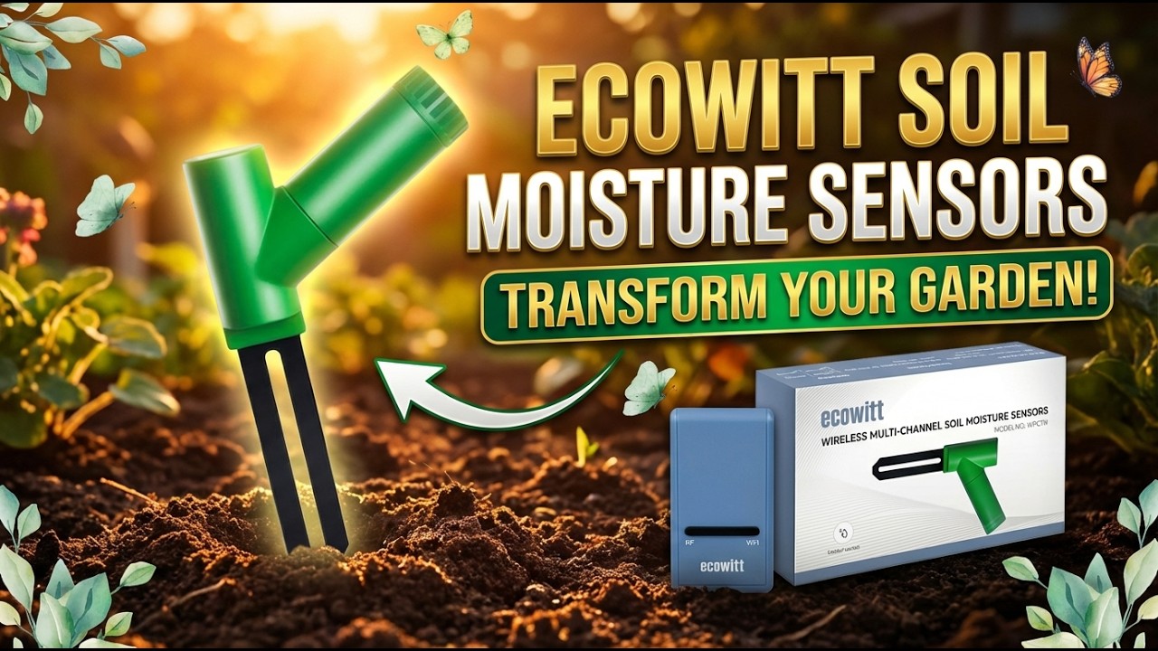 Преобразите свой сад: как установить датчики влажности почвы Ecowitt!