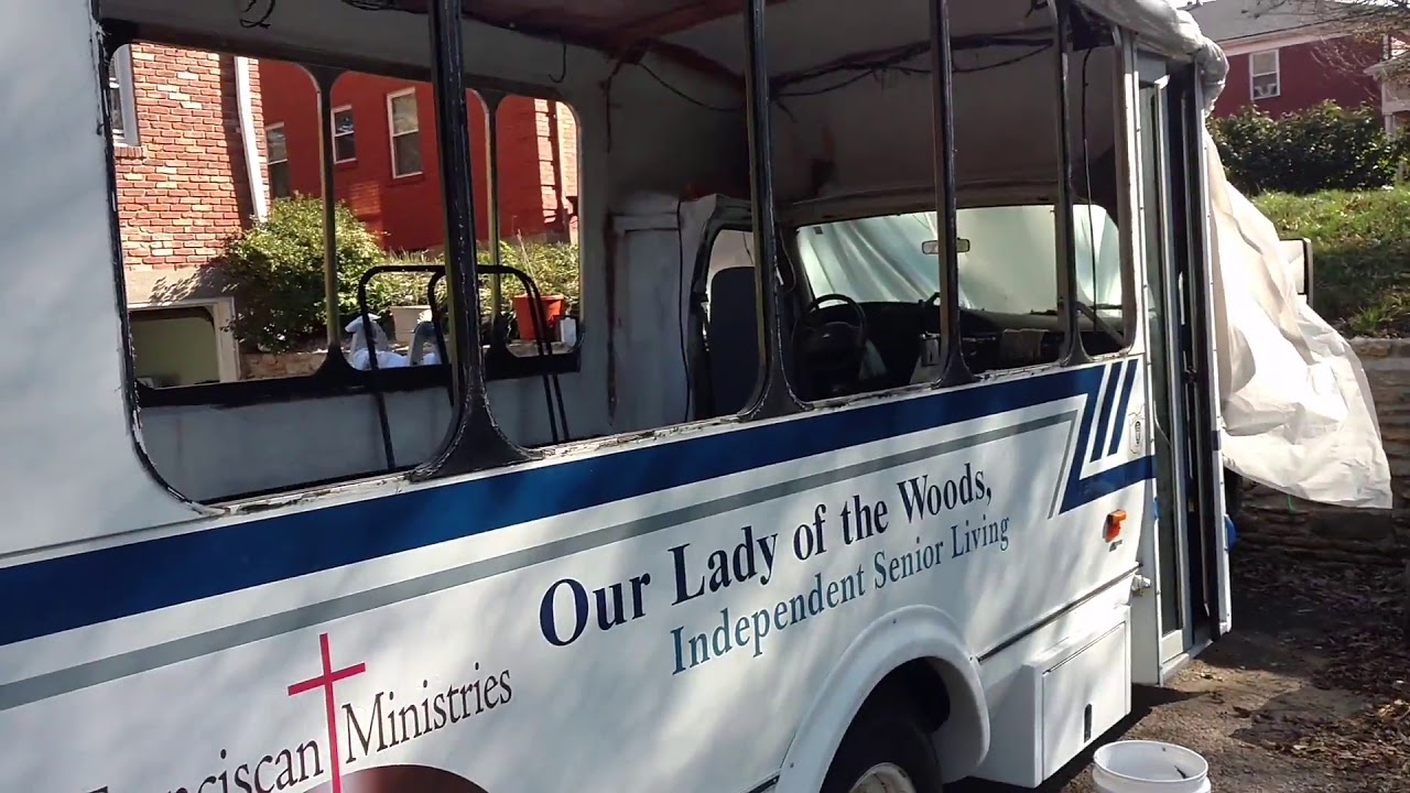 Lessons learned-Resealing windows on a shuttle bus conversion