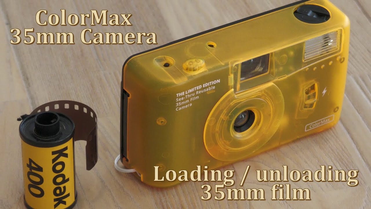 Kodak ColorMax - 35mm Film Camera - Film Load and unload