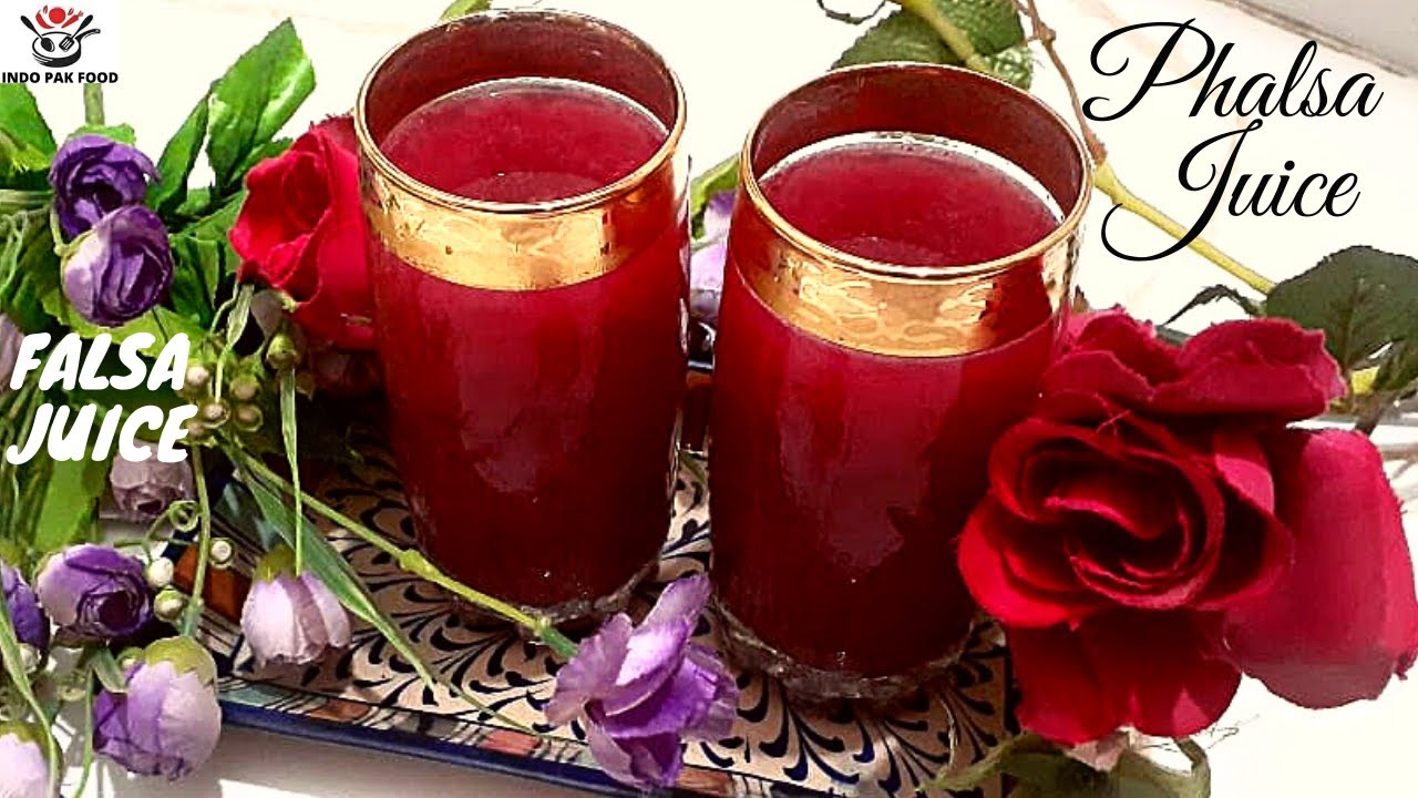 Phalsa Juice Recipe- Refreshing and Healthy Falsa Juice- Falsa Sharbat- Easy Drinks Recipes- Falsa.