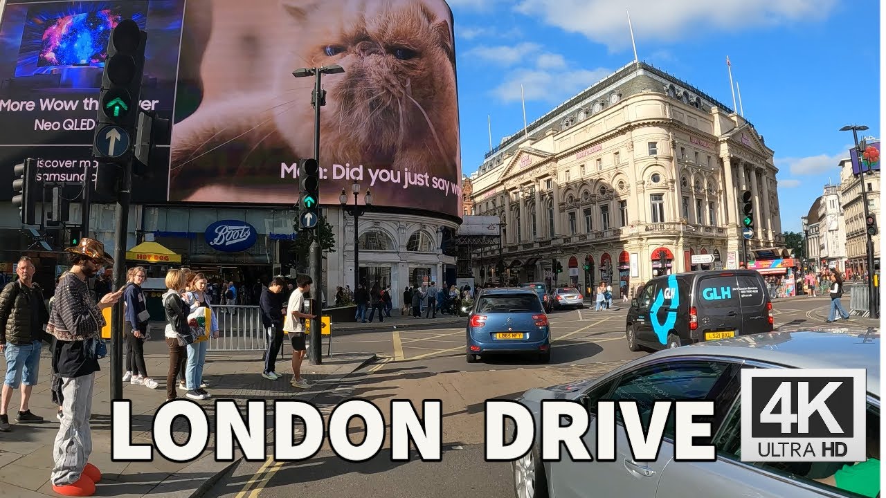 Slow Motion: London Drive in 4K
