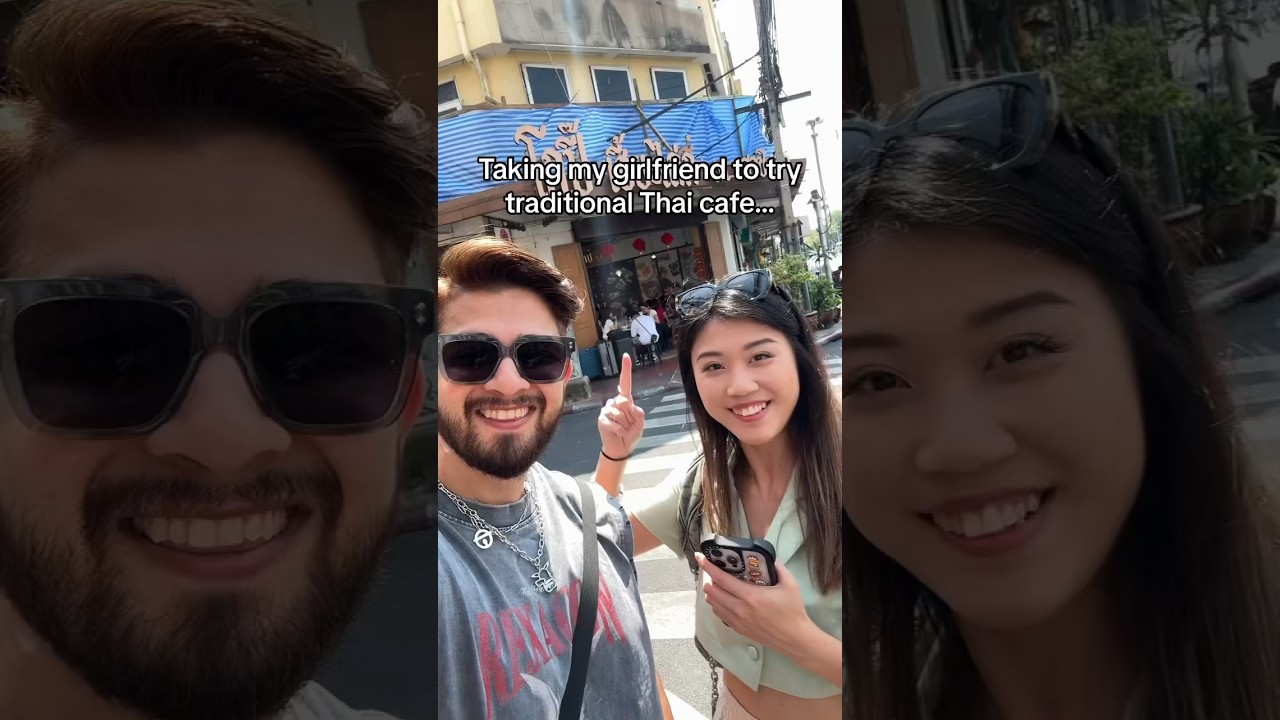 Eating at a 72-Year-old Traditional Thai cafe&hellip;☕️#shorts #couple #travel #thailand