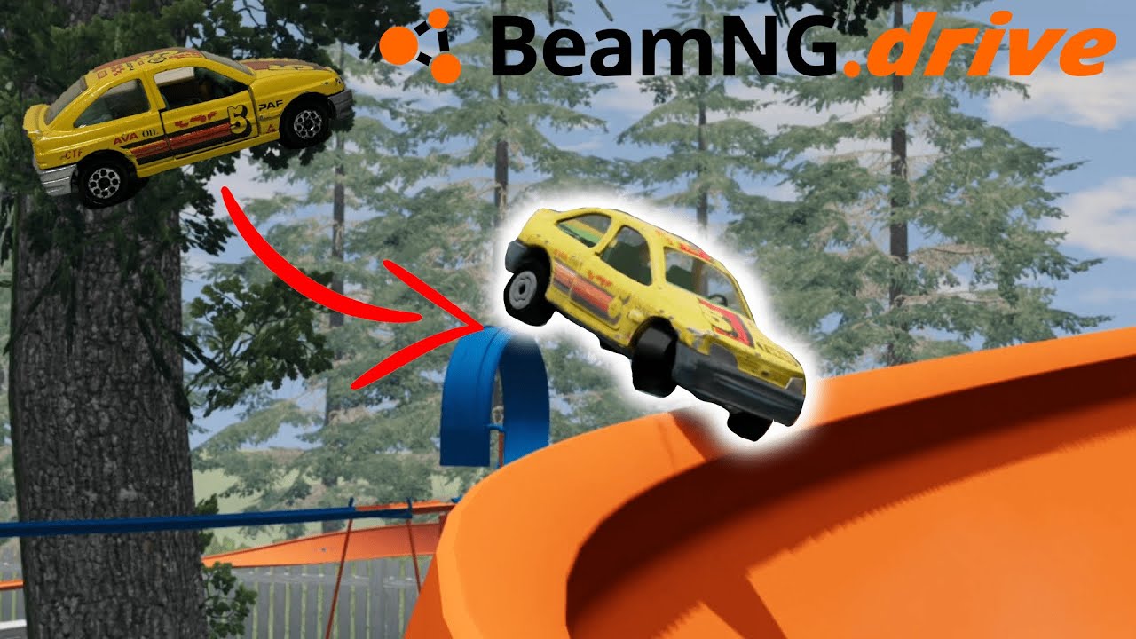 This mod lets you drive a TOY CAR in beamng.drive!