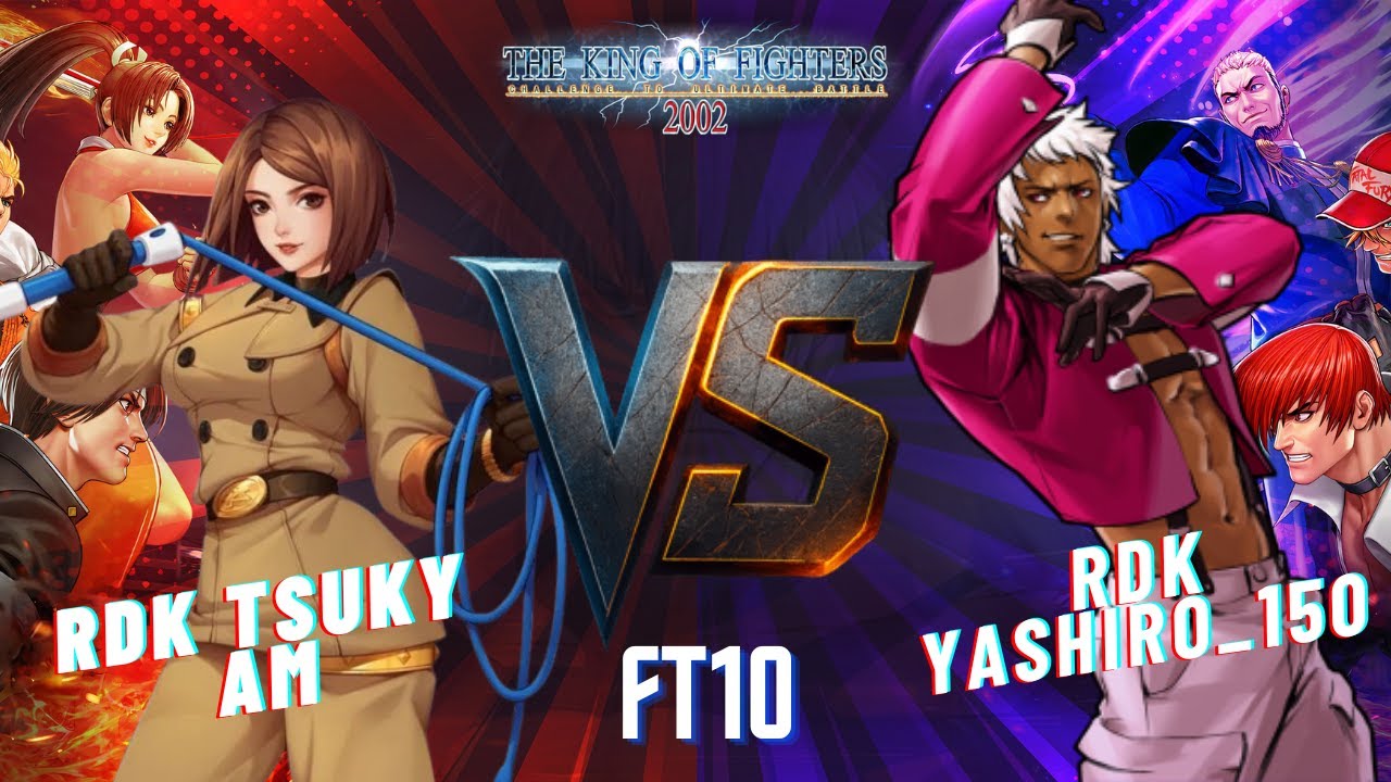 ► LIVE SHORTS ► [RDK]TSUKY AM VS [RDK] YASHIRO_150  FT10 KOF 2002 +  KOF E SF COM A GALERA