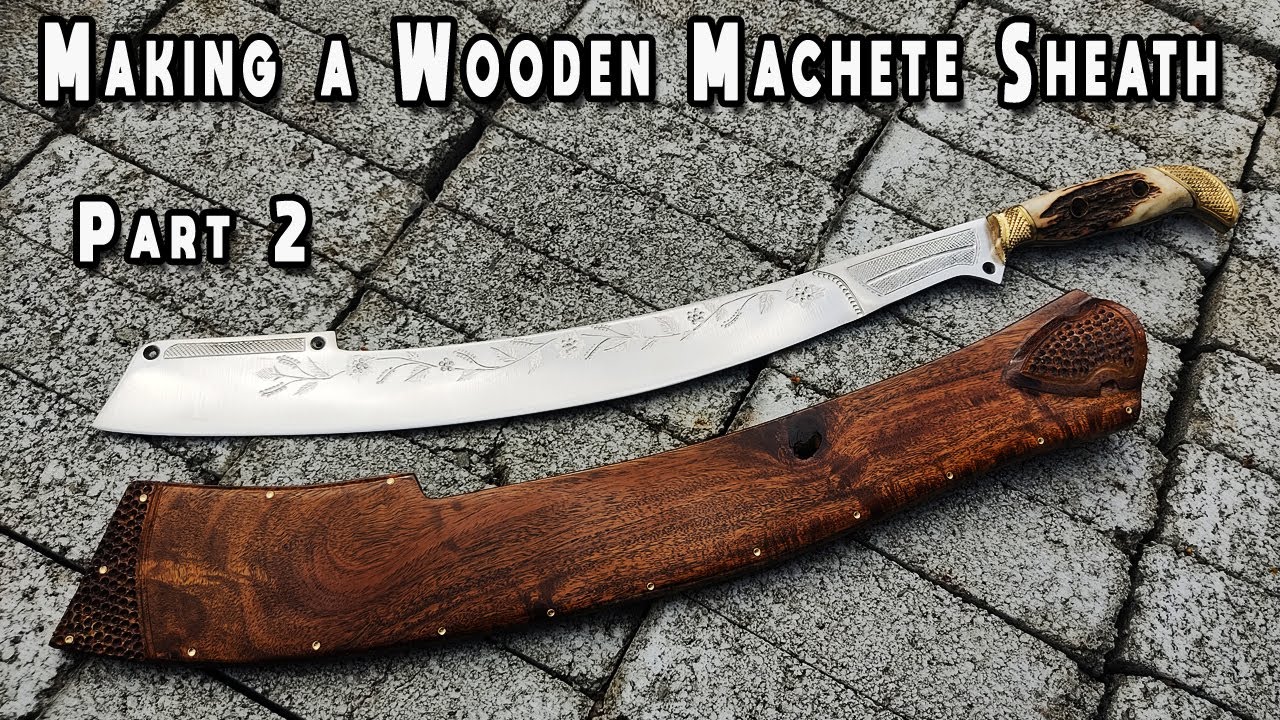 ♻️ 🔝 Making Sheath for Long Machete (Part 2) | Cara Buat Sarung Parang Panjang.