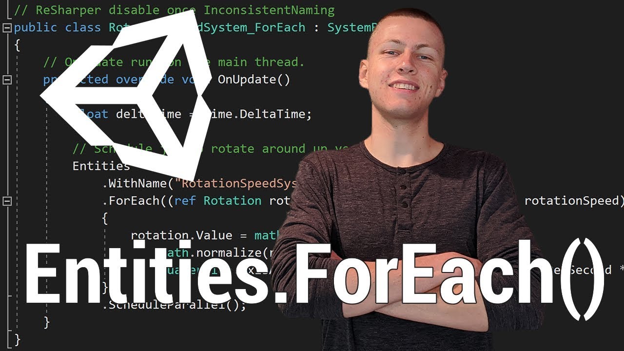 Unity ECS - Entities.ForEach() - DOTS Sample Project 1 [Old Version of ECS]