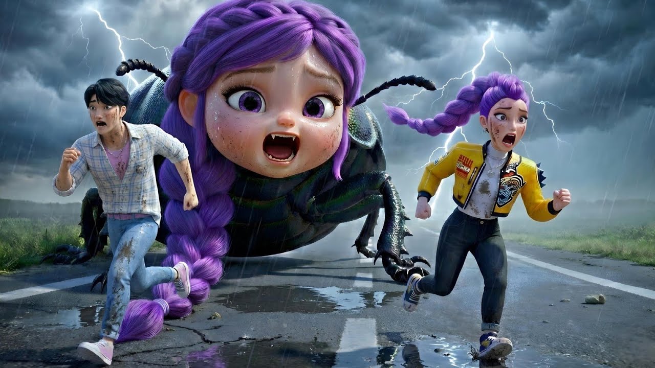 Baby Rumi Swallowed a  Glowing ant Beetle ...😱 Kpop Demon Hunters Animation