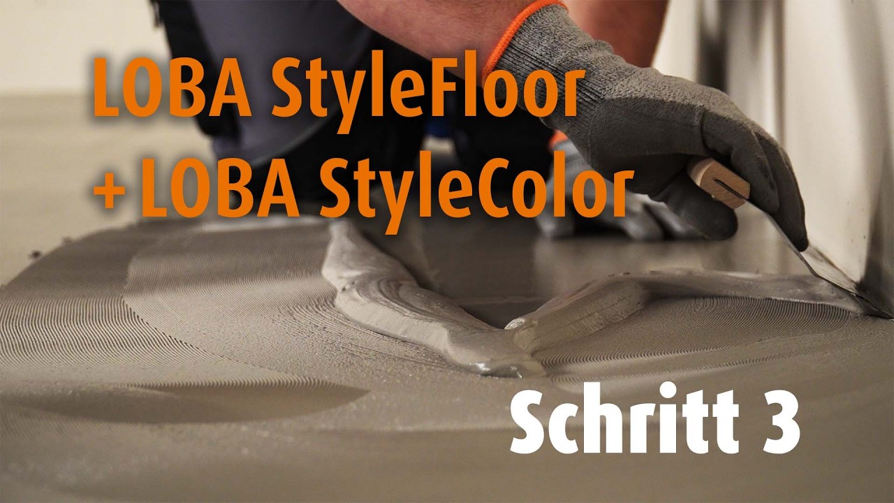 LOBA StyleFloor - TTT | Schritt 3 | Applikation von StyleFloor