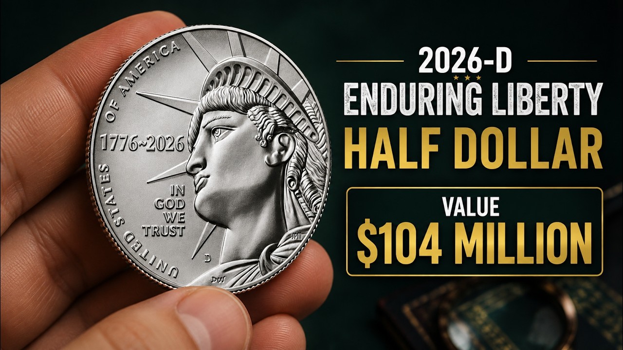 2026-D Enduring Liberty Half Dollar Worth $104 Million? Rare Coin Mystery