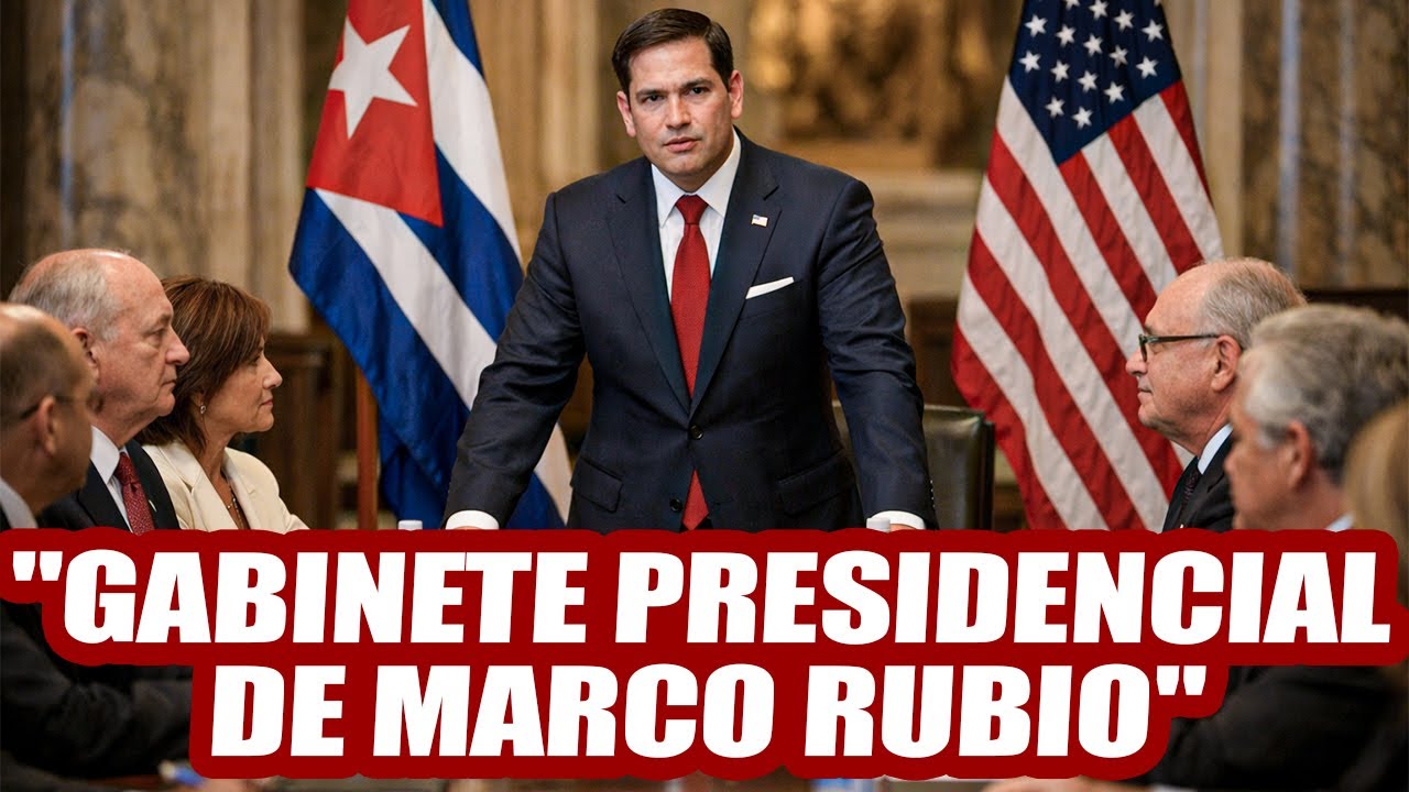 Última Hora🇨🇺Marco Rubio puede ser presidente interino de Cuba con un equipo presidencial⁉️