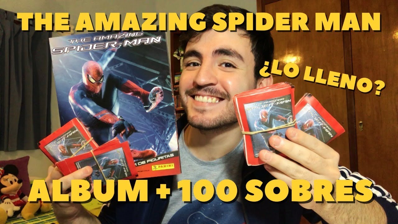 THE AMAZING SPIDER MAN: ALBUM + 100 SOBRES ¿LO LLENO? | Christopher Channel
