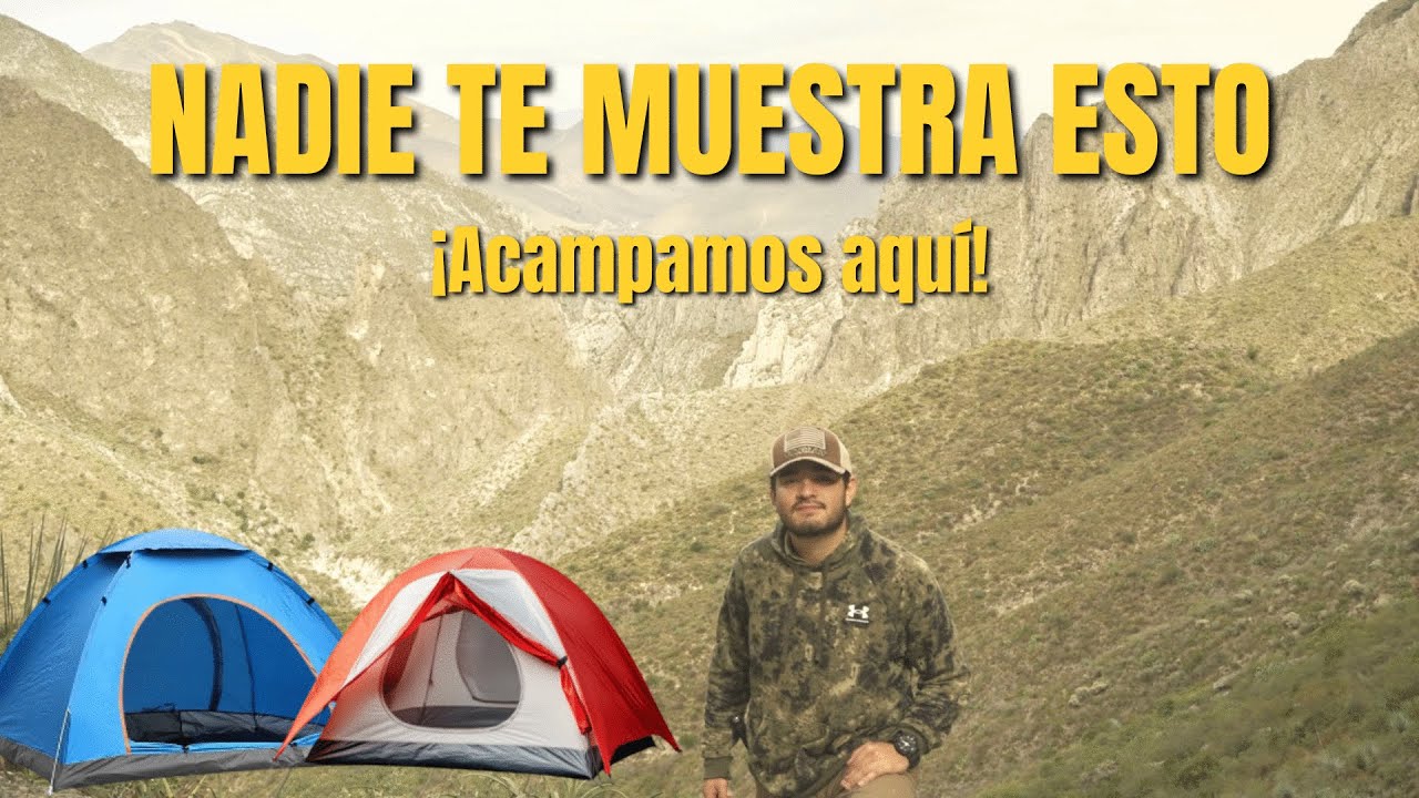 Hicimos CAMPING donde NADIE lo hace: El Paso del Caballero // Ruta de Senderismo // García, N.L.