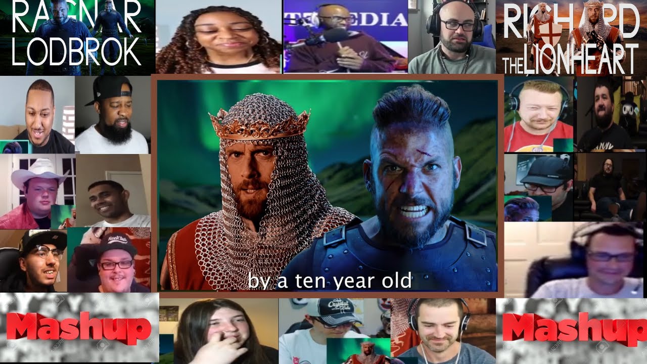 ERB | ragnar lothbrok vs richard lionheart reaction mashup