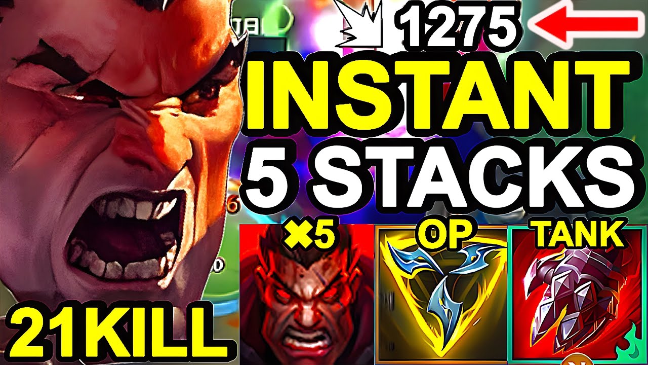 Wild Rift China Darius Top -  Max Burst Darius Build Runes - Trinity Force Broken OP Item