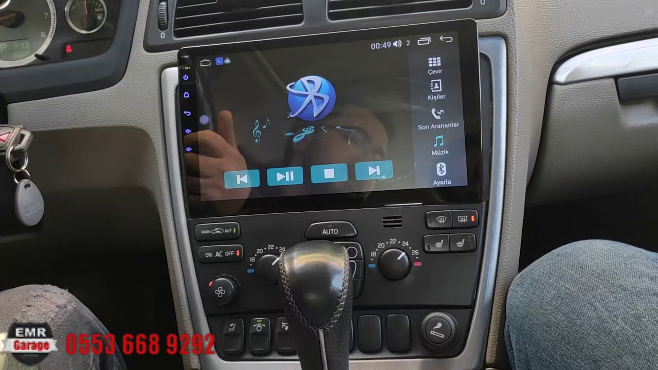 Eski kasa Volvo S60 android multimedya navigasyon cihazı montajımız - Emr Garage Ankara