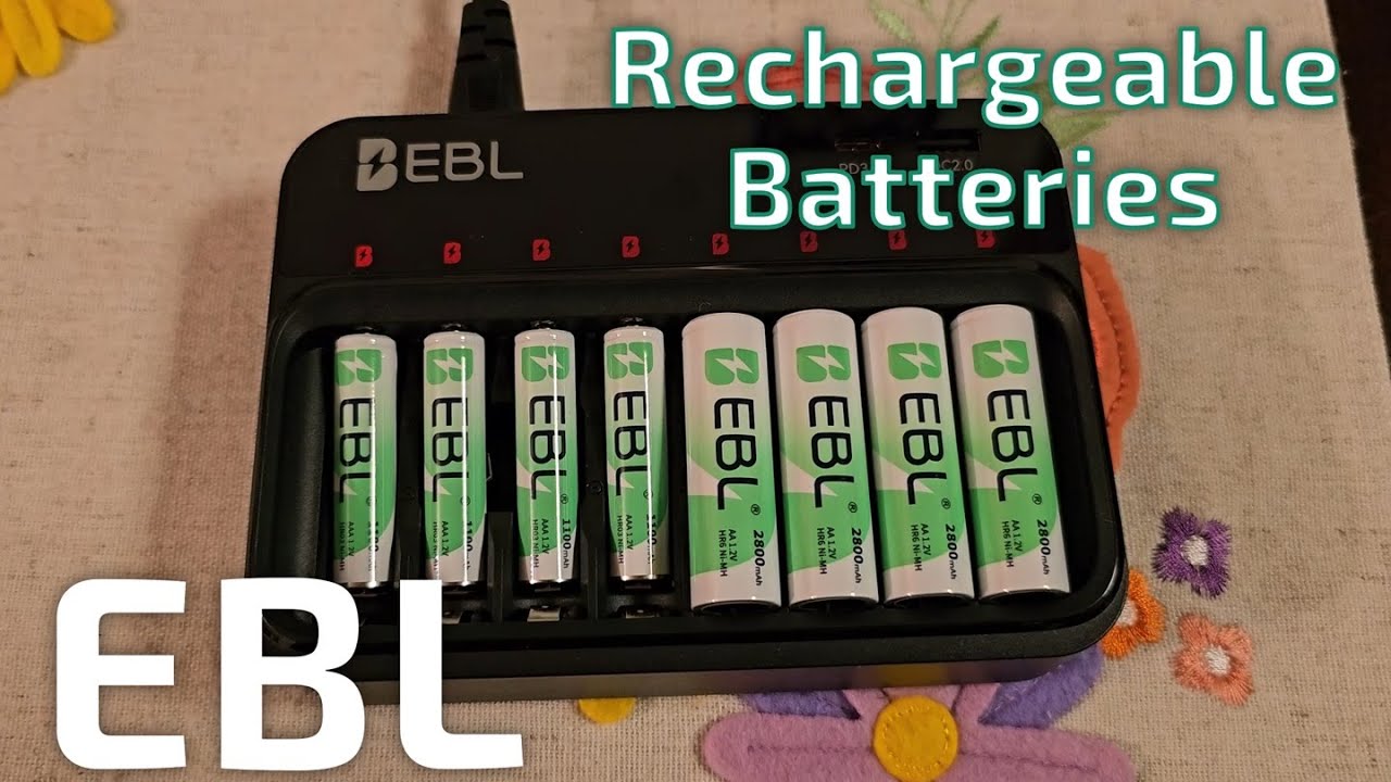 Аккумуляторные батареи и зарядное устройство EBL