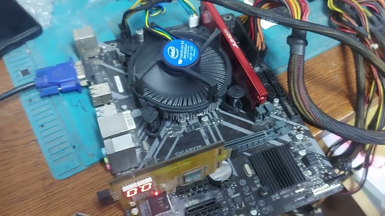 Gigabyte H310M on power 